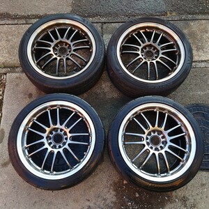 ☆★希少サイズ Rays VOLK RACING RE30 5H 114.3 8j +44 レイズ ボルクレーシング 5穴 鍛造 forged 4本セット 軽量 ホイール★☆