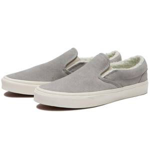 ☆VANS CLASSIC SLIP-ON BOA 灰/白 27.0cm バンズ クラシック スリッポン ボア VN0A7Q5D6J6