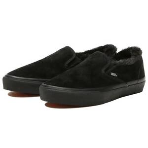 ☆VANS SLIP ON FUR 黒/黒 26.0cm バンズク スリッポン ファー ムートンブーツ調 V98CF FUR