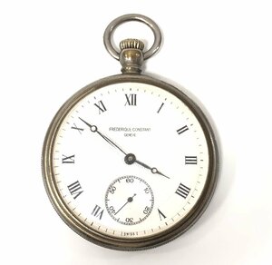 ★フレデリックコンスタント FREDERIQUE CONSTANT 懐中時計 裏スケルトン 17石 手巻き 稼働品 中古★002974