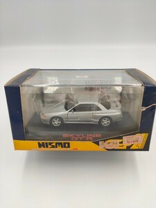 NISMO スカイライン 1/43　GTR テクノマグネシオホイール付　ROSSO シルバー　廃盤