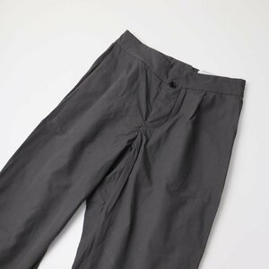 2018SS ヤエカ YAECA TUCK PANTS タック パンツ M/チャコール ボトムス ロング 調節ボタン テーパード【2400013542654】