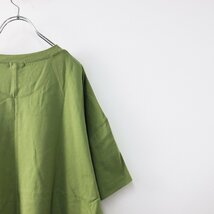 大きいサイズ アズノゥアズ オオラカ AS KNOW AS olaca 女の子ルーティーンＴシャツ F/グリーン トップス スリット【2400013554916】_画像6