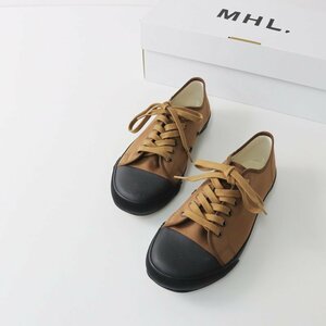 未使用 保管品 2023年 エムエイチエル マーガレットハウエル MHL ムーンスター ARMY SHOES アーミーシューズ 23cm【2400013573665】