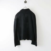 トリココムデギャルソン tricot COMMEdesGARCONS AD2006 スパンコールビーズ装飾ポケット 縮絨ウールジャケット【2400013577953】_画像3