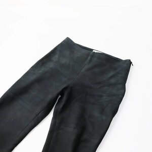 マディソンブルー MADISONBLUE RUM NUBUCK FRINGE PANTS ヌバックレザーフリンジ レザーパンツ XS/ブラック 【2400013555395】