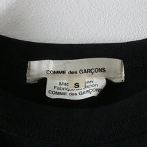 AD2022 コムデギャルソン COMME des GARCONS GJ-T012 ヘムデザイン 変形 カットソー S/ブラック ジャージー デザイナーズ【2400013588829】_画像7