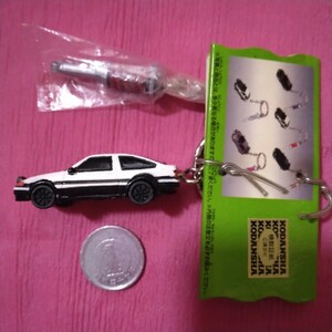 トヨタ.トレノ.AE86.車.ミニカー.昭和レトロ.キーホルダー.藤原とうふ店.イニシャル頭文字D.パーツコレクション.フィギュア.漫画しげの秀一