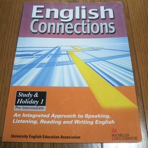 English Connections: Study & Holiday 1 Student Book マクミラン・ランゲージハウス 中古 書込有 CD2枚付 2013年初版