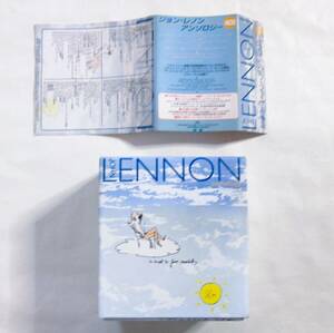 JOHN LENNON アンソロジー限定盤BOX CD 4枚組 ブックレット（日本語版・英語版）2冊 帯付 美品 グッズ