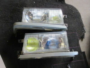 *⑦R5G7695 Y31 Cedric оригинальный свет левый и правый в комплекте жесткий верх машина ремонт . stock и т.д. 