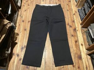 Dickies 874 USA輸入　黒　w36 100円スタート　売り切り　ワークパンツ　古着　チノパン　ディッキーズ