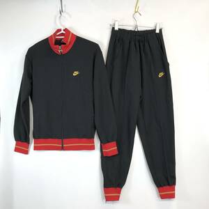 80s made in Japan NIKE Nike jersey setup jersey L size black red 