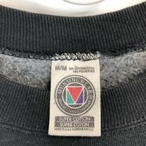 90s マンシングウェア MUNSINGWEAR USA製 SUPER COTTON スーパーコットン スウェットシャツ ブラック Mサイズ_画像3