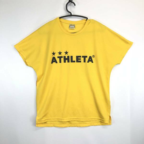 ATHLETA アスレタ 半袖速乾Tシャツ プラクティスシャツ イエロー Mサイズ