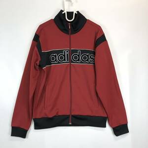 00s アディダス adidas トラックジャケット ジャージ マルーン ブラック Lサイズ 264677 APU002