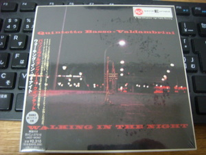 GIANNI BASSO OSCAR VALDAMBRINI QUINTET WALKING IN THE NIGHT 紙ジャケcd 新品 BASSO VALDAMBRINI ５ 