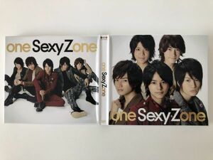 B20712　CD（中古）one Sexy Zone (初回限定盤)(CD+DVD)　Sexy Zone　BOX仕様　24P写真集つき