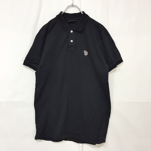 ◆お洒落な逸品◆大きいサイズ◆Paul Smith/ポールスミス 半袖 ポロシャツ ブラック XL メンズ コットン100％ B2 ｃ5129 