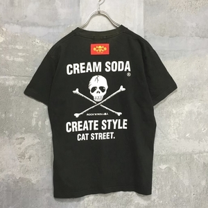 ◆お洒落な逸品◆CREAM SODA. クリームソーダ 半袖 Ｔシャツ 40ＴＨ ＡＮＮＩＶＥ 1967-2007 ブラック ホワイト Ｓ メンズ D16 ｃ5289