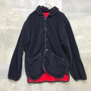 ◆お洒落な逸品◆AIGLE/エイグル フリース ジャケット リバーシブル 日本製 ネイビー サイズ L メンズ K130 ｃ5886