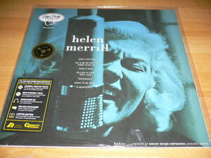 ☆Wジャケット　廃盤のため入手困難盤！HELEN MERRILL Helen Merrill With Clifford Brown (180g LP)(直輸入盤) ヘレン・メリル