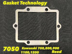 《7050-3》Gasket-Technolgy　KAWASAKI 900/1100/1200 リードバルブガスケット 3枚 11060-3717 代替 カワサキ JETSKI