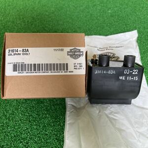 新品未使用 ストック ハーレー 純正 イグニッションコイル エボリューション ソフテイル 1340cc 31614-83a 3Ω