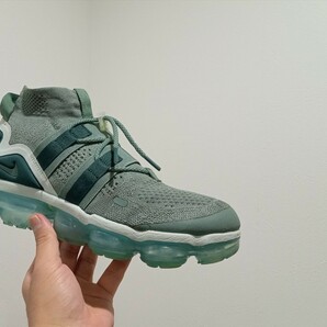 2H18【特価/Used/良品/入手困難】NIKE AIR VAPORMAX FK UTILITY GREEN/Jordan sb force atmos AIRMAX dunk acg supreme 1 2 4 95 97 90 の画像2