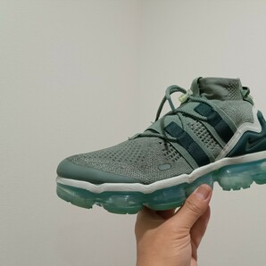 2H18【特価/Used/良品/入手困難】NIKE AIR VAPORMAX FK UTILITY GREEN/Jordan sb force atmos AIRMAX dunk acg supreme 1 2 4 95 97 90 の画像5