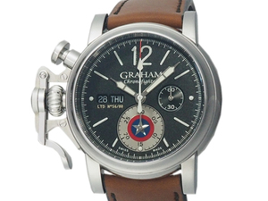  Shimizu shop { free shipping } Graham Chrono Fighter Vintage Captain America limited chronograph 2CVAS.B14A 88ps.@ limitation box * guarantee attaching 