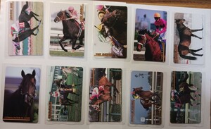 開封済　レギュラーカード　10枚セット③　まねき馬倶楽部　競馬　カード