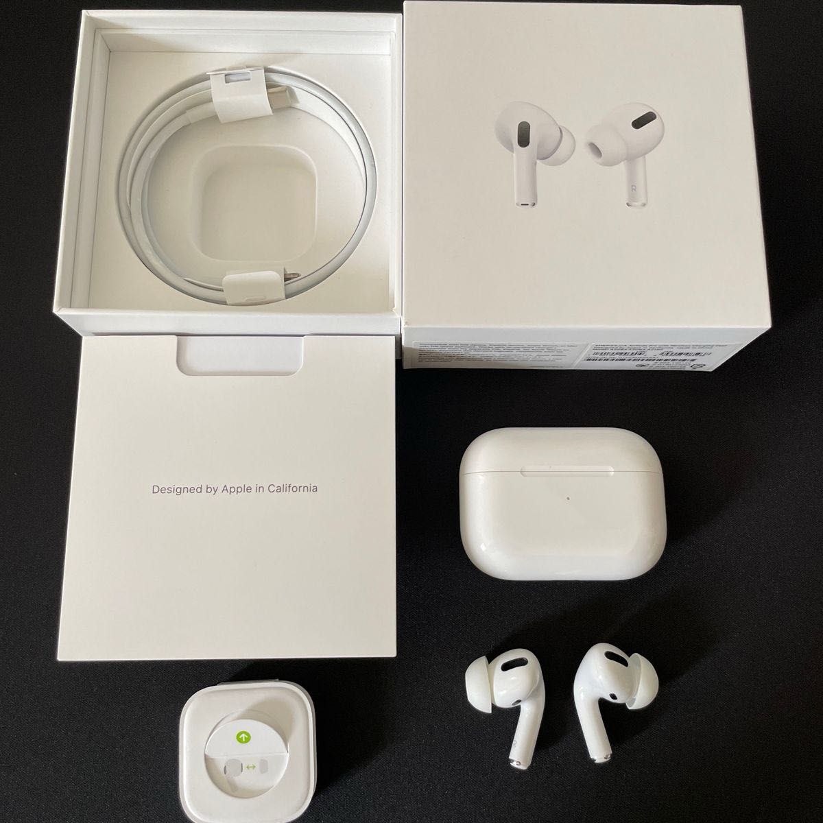 極美品 AirPods Pro 第1世代 両耳 充電ケース 純正品 27-