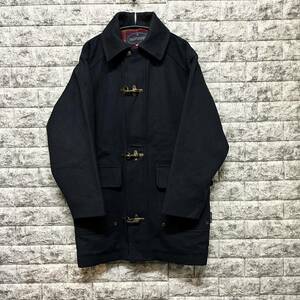  rare dumont d urville duffle coat fai Ya-Man jacket France euro old clothes L size heavy wool black wool coat 