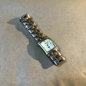 ジャンク品 MCM 腕時計 レディース腕時計 クオーツ 時計 ゴールド ウォッチ クロック デジタル メタルベルト
