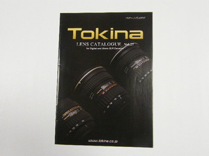 * Tokina lens catalog Tokina LENS CATALOGUE Vol.27 2010.3.