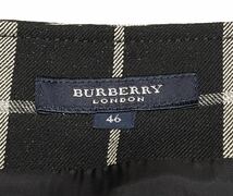 31-42 BURBERRY LONDON ノバチェック スカート ブラック グレー ラメ スカート 46_画像3