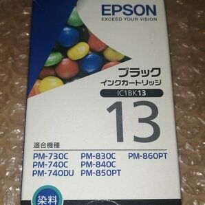 【使用期限切れ】EPSONインクカートリッジ IC1BK13 ブラック