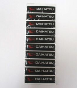 【新品・即決】ダイハツ DAIHATSU ステッカー 10枚 大① 6cm ロゴ シール 自動車用 エポキシ