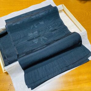 帯揚げ 礼服・喪服 黒 2点セット