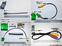 VXM-128VS,VXM-122VF,VXM-128VSX,VXH-128VF,VXM-128C,VXH-112VS,VXM-118VS,VXM-118C,VXD-085C,VXD-085CV,VXH-082C用外部入力コード_画像3