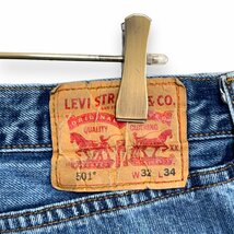 152 リーバイス　501 w32 アメリカ古着　ジーンズ　デニムパンツ　ボタンフライ　Levis 1円　メンズ_画像4