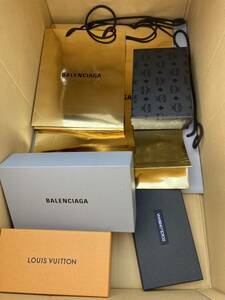 BALENCIAGA VERSACE LOUIS VUITTON 空箱 紙袋 靴箱 まとめて