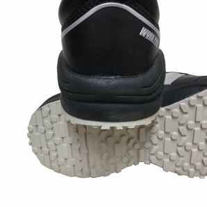 AM763 MIDORI ミドリ安全 作業靴 スニーカー 24.5cm ブラック シルバー 美品 抗菌 防臭の画像6