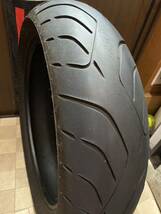 中古MCタイヤ 2021年製造 DUNLOP SPORTMAX ROADSMARTⅢ 160/60ZR17 パンク修理痕あり ダンロップ ロードスマート3 160 60 17 1521 M2768_画像5