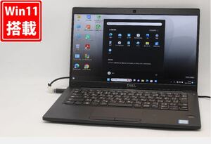 中古 フルHD 13.3型 DELL Latitude 7390 Windows11 八世代 i5-8250U 8GB NVMe式256GB-SSD カメラ 無線 Office付 中古パソコンWin11 税無