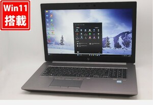 ゲーミングPC NVMe 新品512GB-SSD 中古 フルHD 17.3型 HP ZBOOK 17 G5 Blu-ray Windows11 八世代 i7-8750H 16GB NVIDIA Quadro P1000 無線