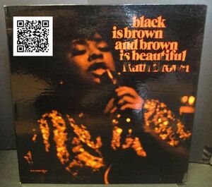 レア盤-Soul_Funk-USオリジナル★Ruth Brown - Black Is Brown And Brown Is Beautiful[LP, '69:Skye Records - SK-13]