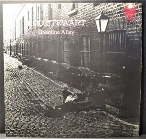 レア盤-UK_Rock-Large Swirl-UK盤★Rod Stewart - Gasoline Alley[LP,'70:Vertigo 6360 500]