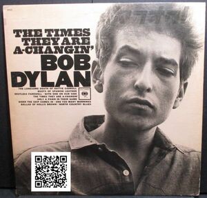 レア盤-US盤★Bob Dylan - The Times They Are A-Changin'[LP,:Columbia - PC 8905]